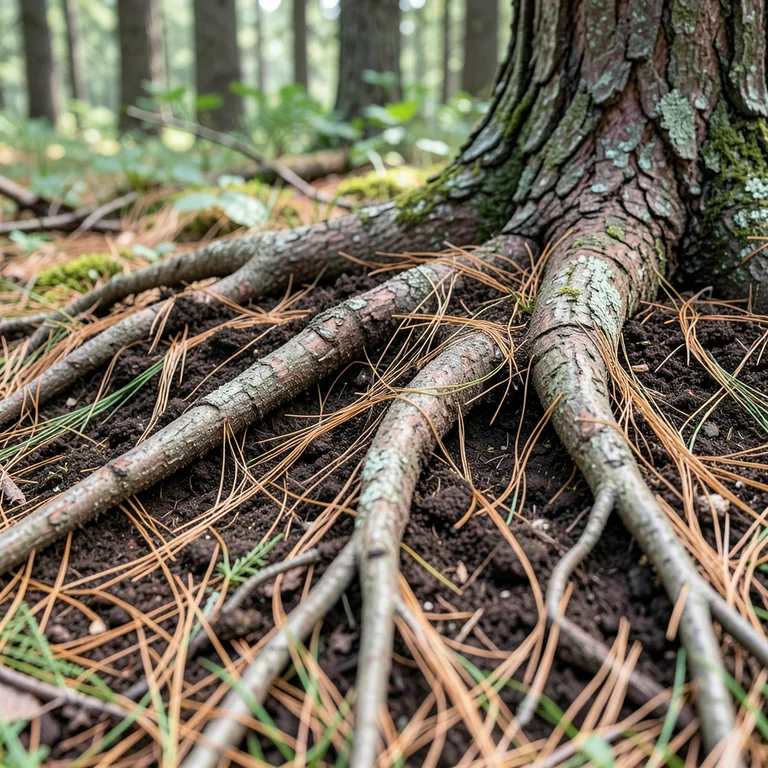 Jak vypadá a funguje kořenový systém borovice - ilustrační foto